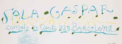 Pablo PICASSO : Visage abstrait - Lithographie originale signée
