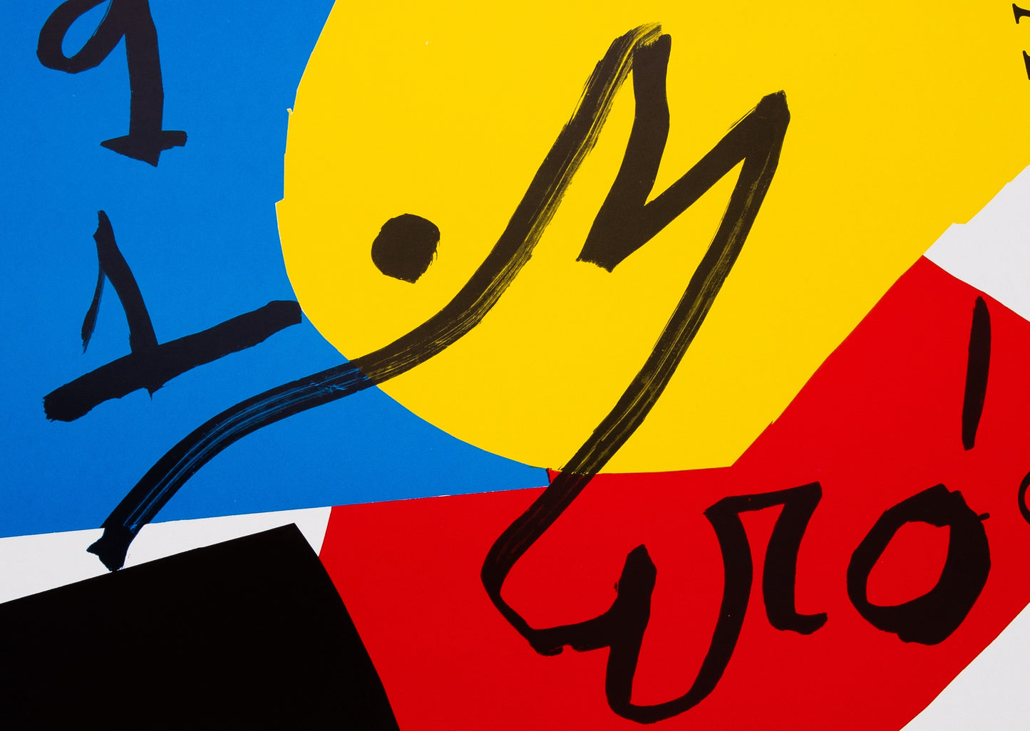 Joan MIRO : Costa Llobera - Affiche originale signée