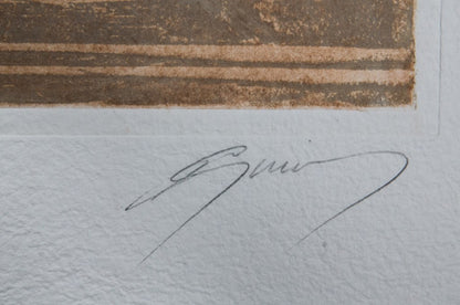 Jean Marie GUINY : Marathonien - Gravure originale signée