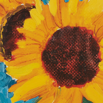 David HOCKNEY : Sunflowers - Affiche originale en couleurs