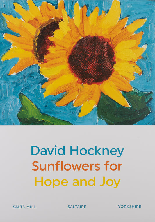 David HOCKNEY : Sunflowers - Affiche originale en couleurs