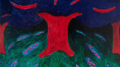 David HOCKNEY : Ravel's Garden - Affiche originale en couleurs