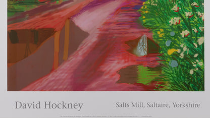 David HOCKNEY : A travers la forêt - Affiche originale