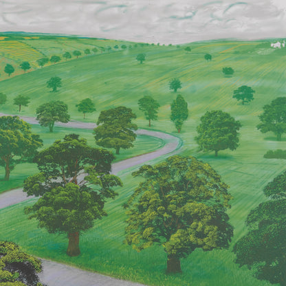 David HOCKNEY : Green Valley - Affiche originale en couleurs