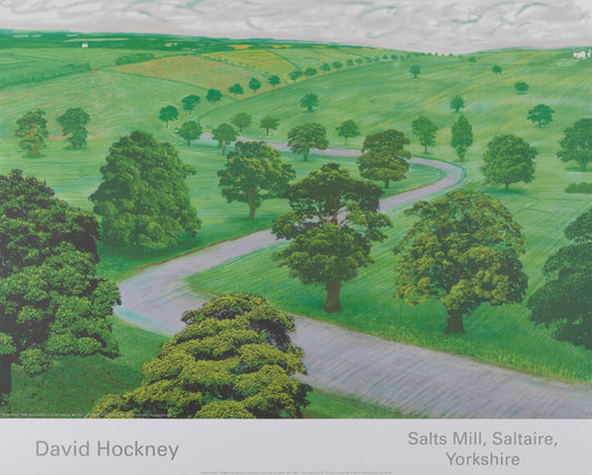 David HOCKNEY : Green Valley - Affiche originale en couleurs
