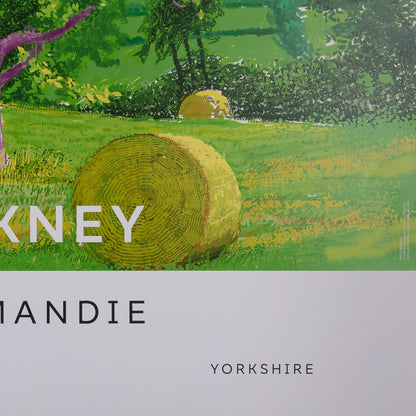 David HOCKNEY : Après la moisson - Affiche originale en couleurs