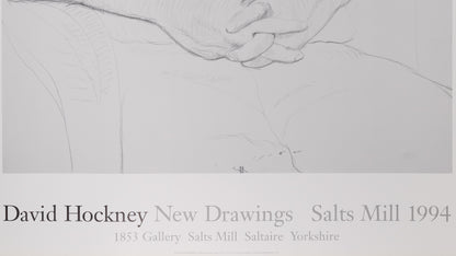 David HOCKNEY : John FITZHERBERT - Affiche originale