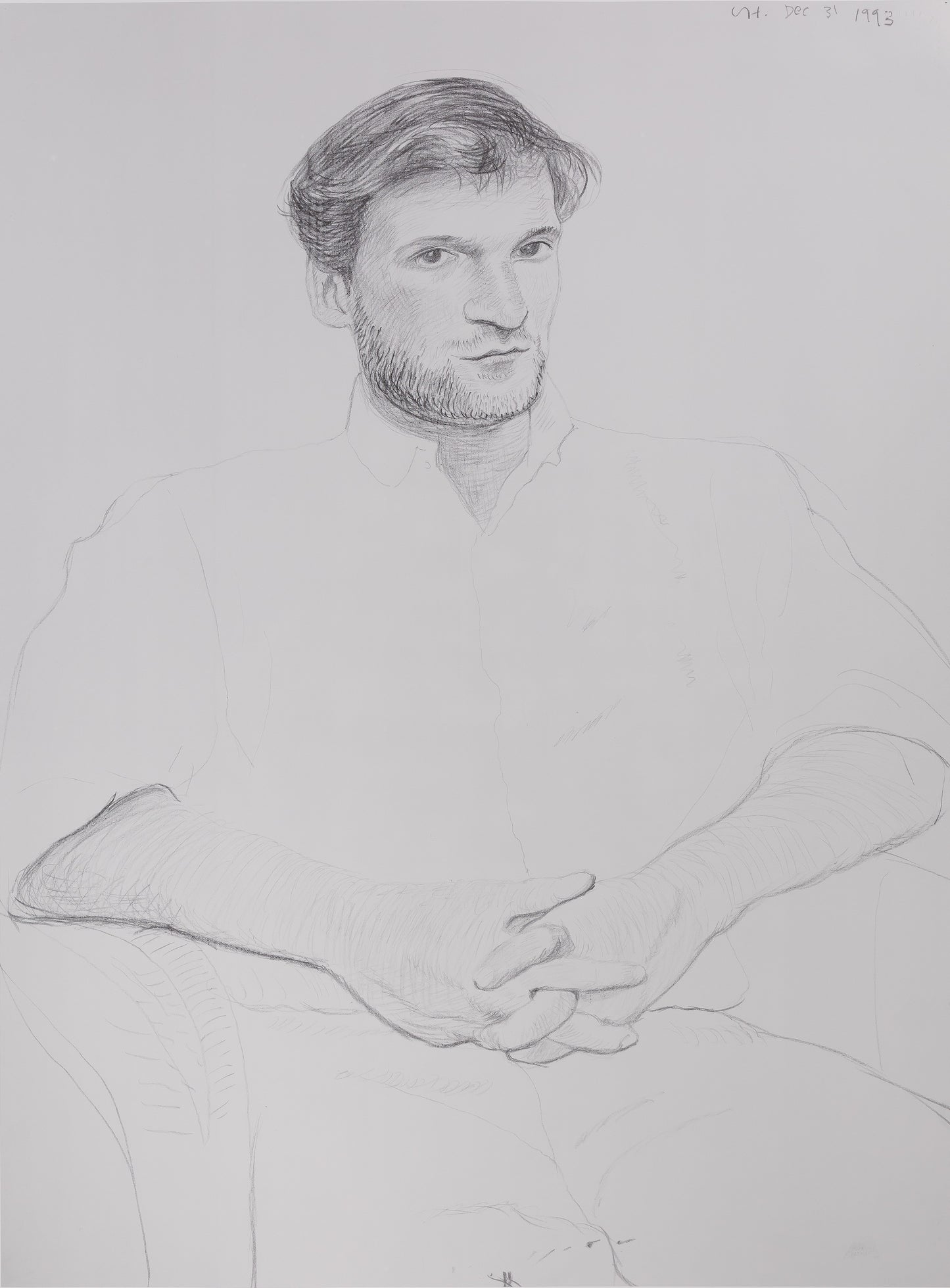 David HOCKNEY : John FITZHERBERT - Affiche originale