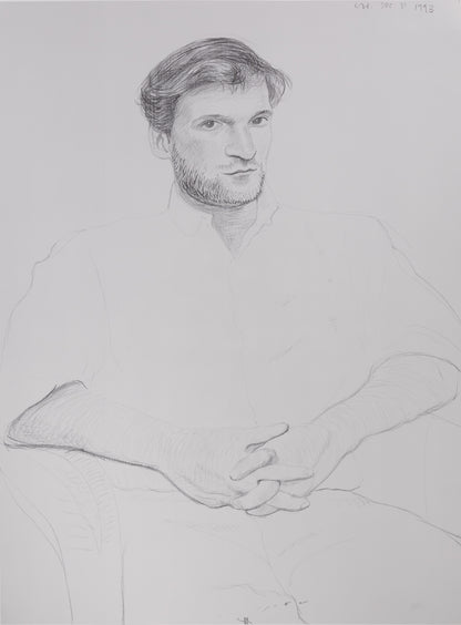 David HOCKNEY : John FITZHERBERT - Affiche originale