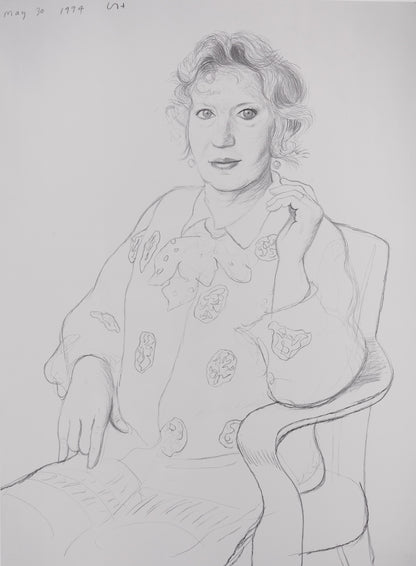David HOCKNEY : Celia BIRTWELL - Affiche originale