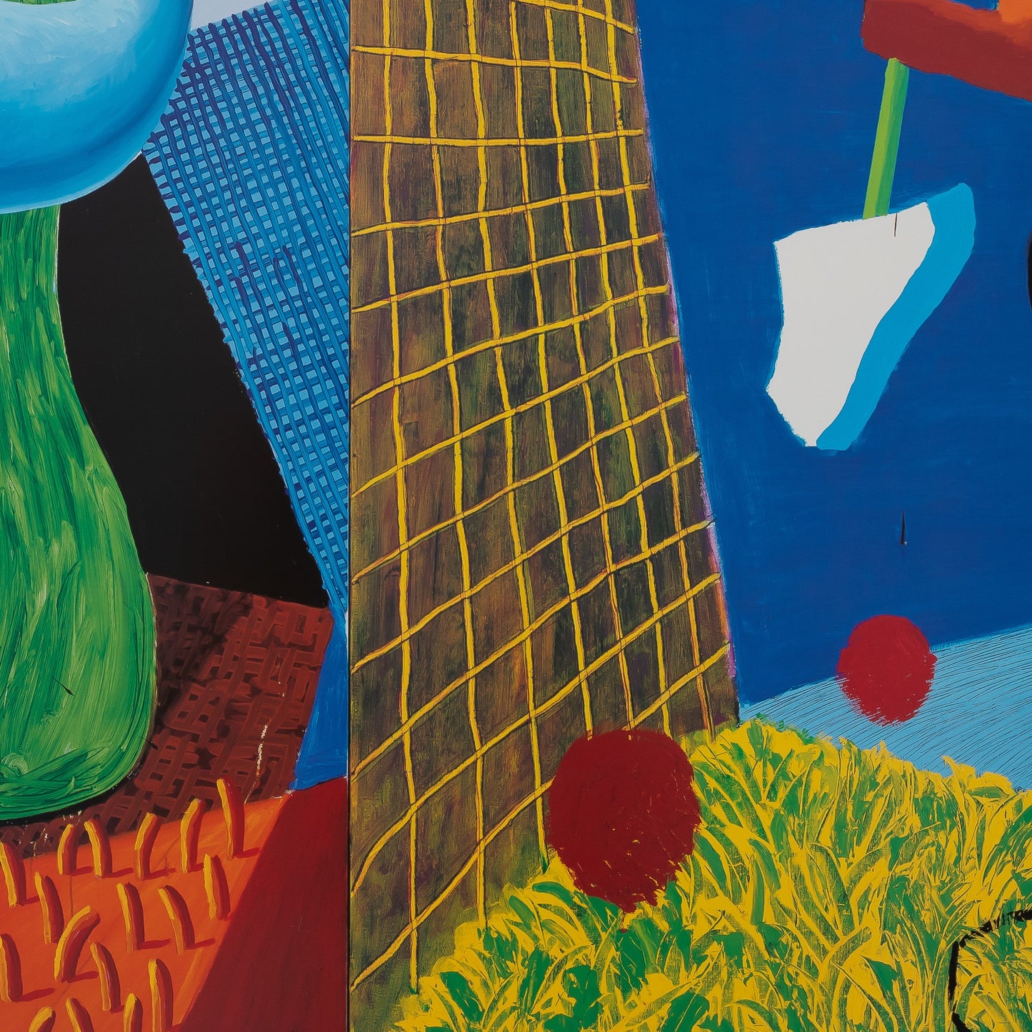 David HOCKNEY : The other side - Affiche originale en couleurs