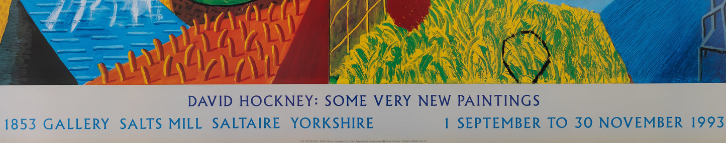 David HOCKNEY : The other side - Affiche originale en couleurs