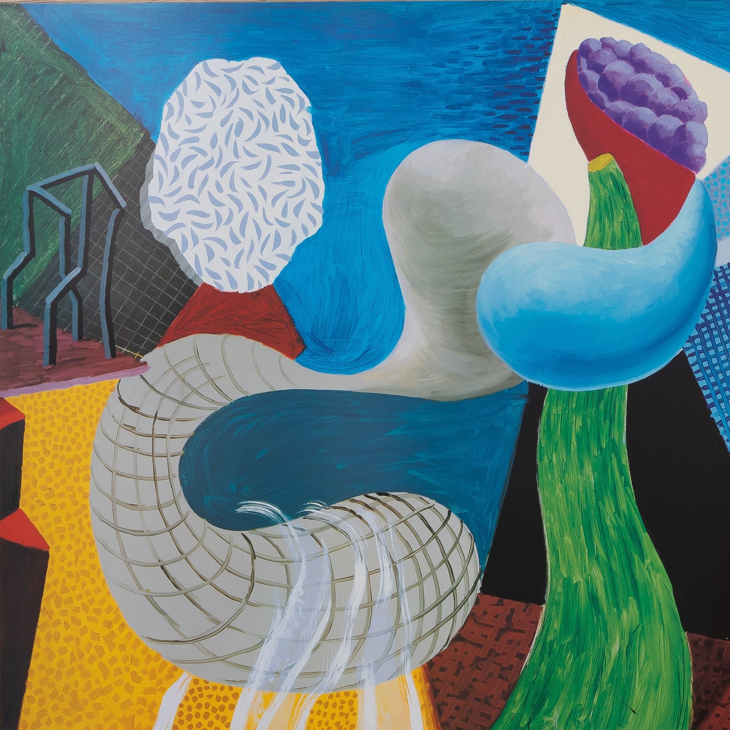 David HOCKNEY : The other side - Affiche originale en couleurs