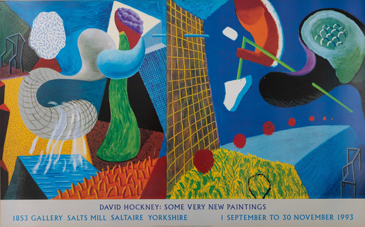 David HOCKNEY : The other side - Affiche originale en couleurs