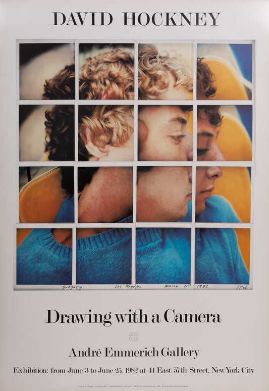 David HOCKNEY : Gregory Evans - Affiche originale vintage
