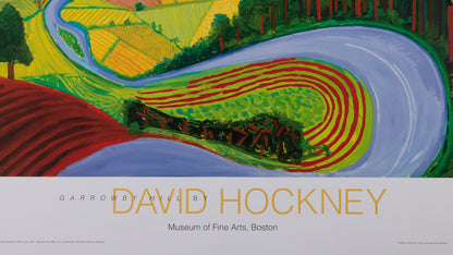 David HOCKNEY : Garrowby Hill - Affiche originale en couleurs