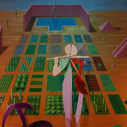 David HOCKNEY : Magic flute - Affiche originale en couleurs