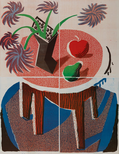 David HOCKNEY : Fiesta 88 - Affiche originale en couleurs