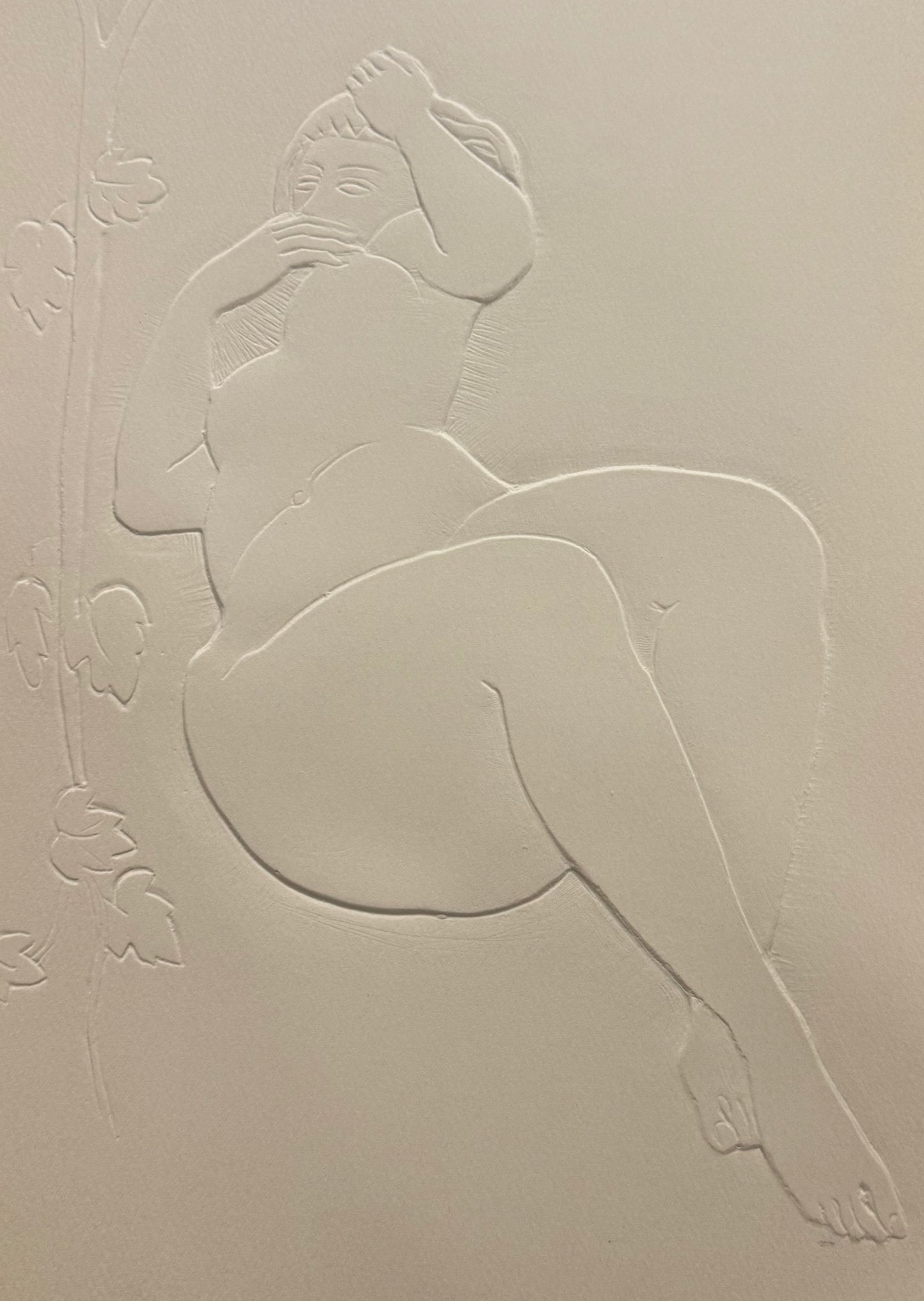 Antoniucci VOLTI : Femme au lierre - Gaufrage original