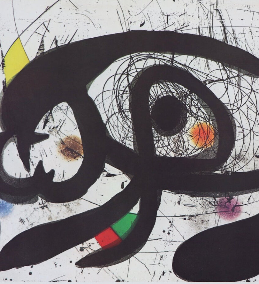 Joan MIRO : Pace Columbus - Affiche originale signée