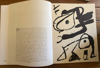 Joan MIRO : Catalogues raisonné Miro Graveur 4 volumes - 8 bois gravés originaux