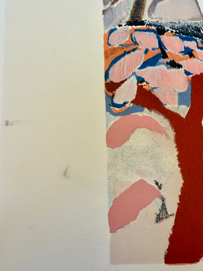Gabriel GODARD : A l'orée du bois - Lithographie originale signée