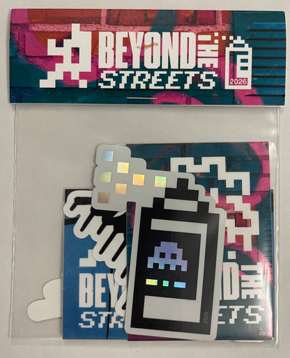 SPACE INVADER : Beyond the streets - Stickers