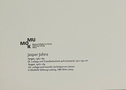 Jasper JOHNS : Target - Affiche originale en couleurs