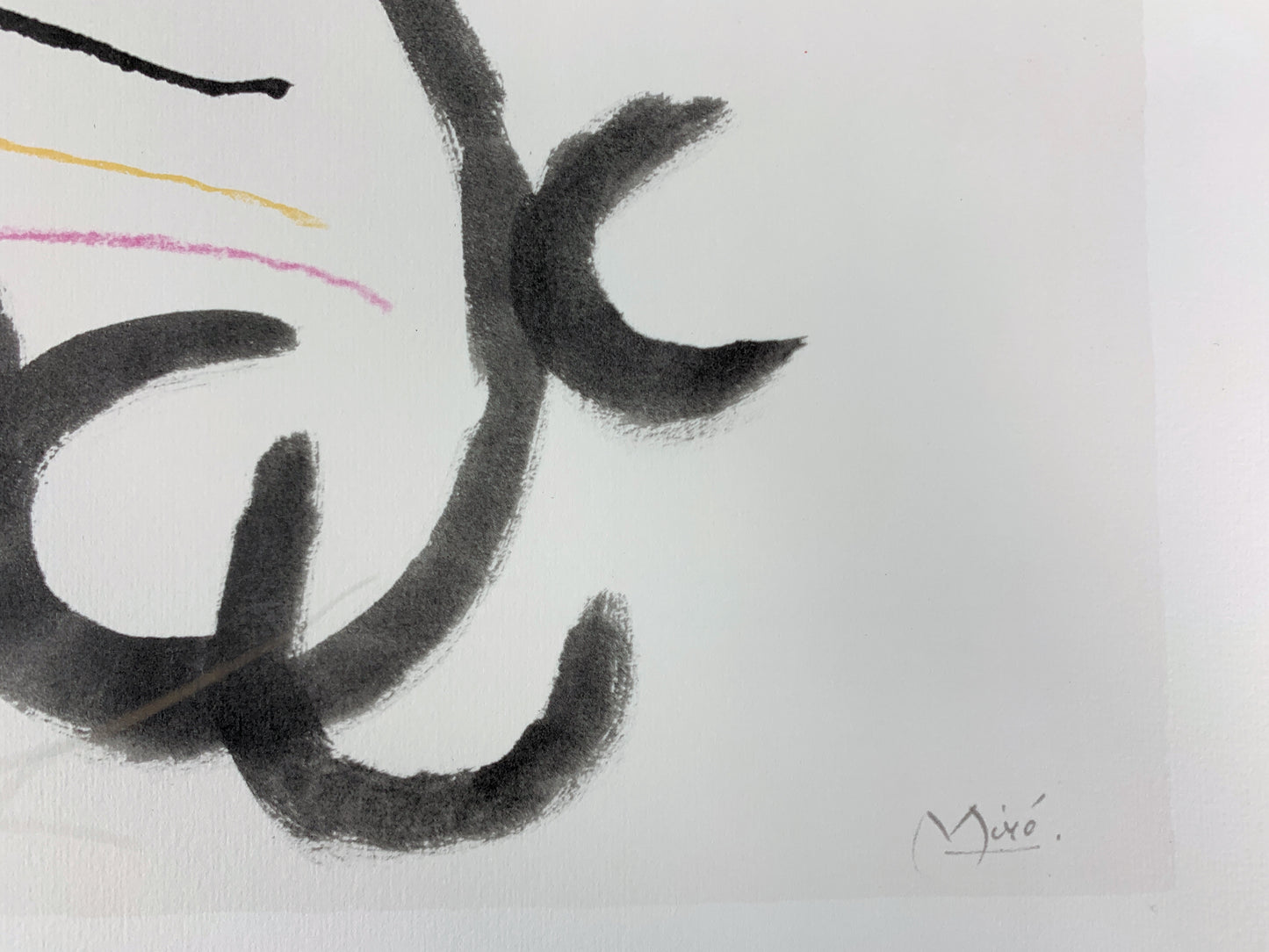 Joan MIRO : Petit personnage surréaliste - Lithographie signée