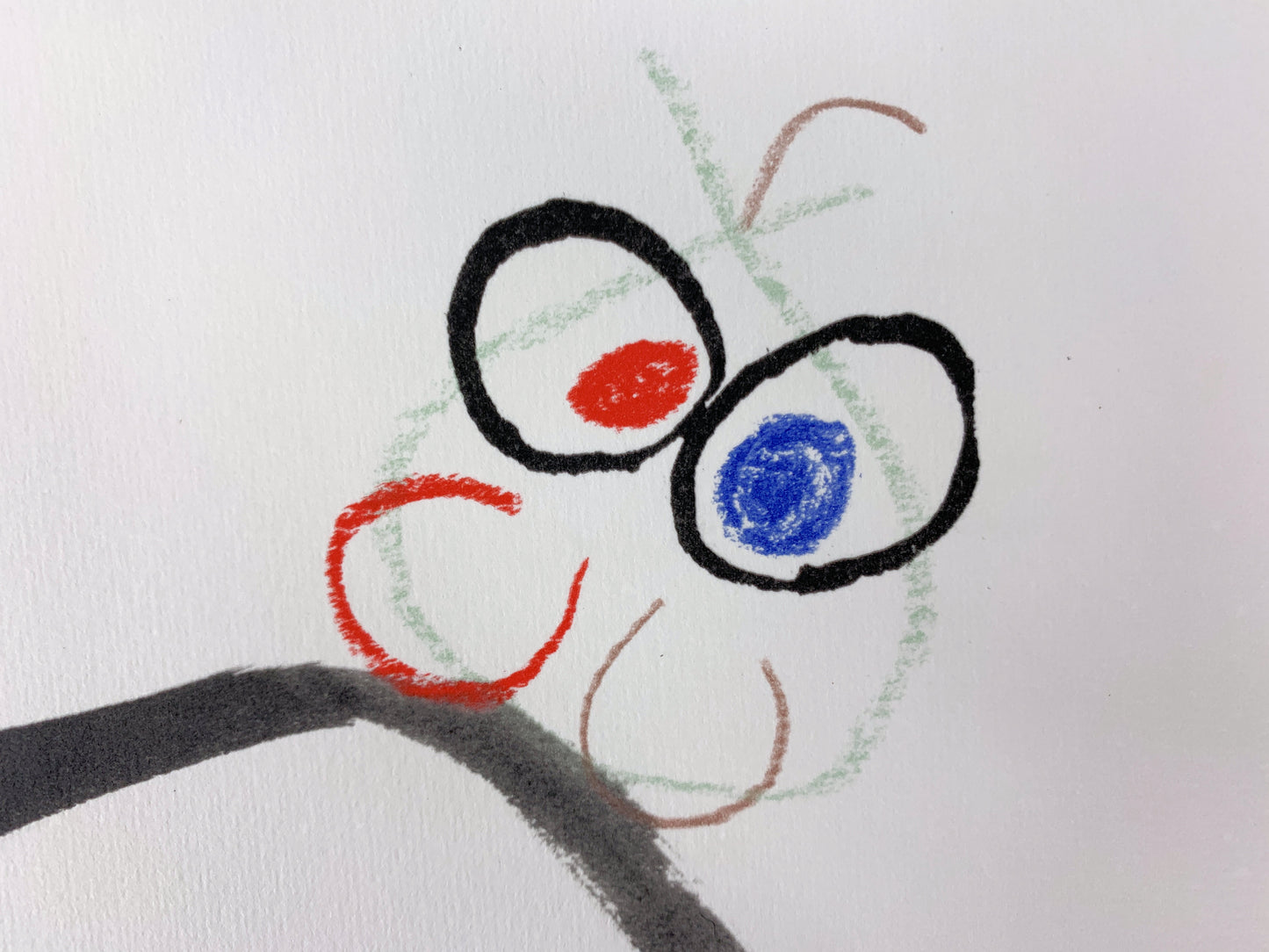 Joan MIRO : Petit personnage surréaliste - Lithographie signée