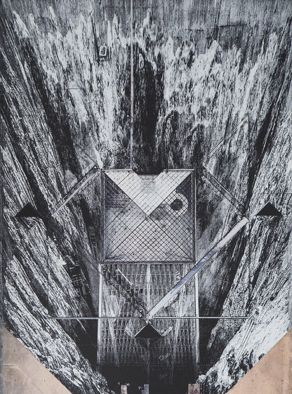 JR : JR au Louvre - Lithographie originale signée