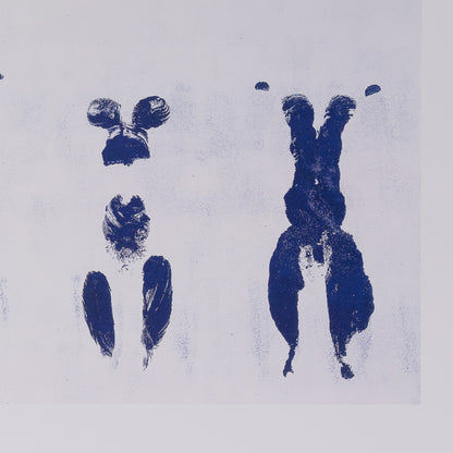 Yves KLEIN : Anthropométrie en bleu - Affiche originale