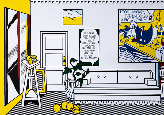 Roy LICHTENSTEIN : Artist's Studio, Look Mickey - Affiche