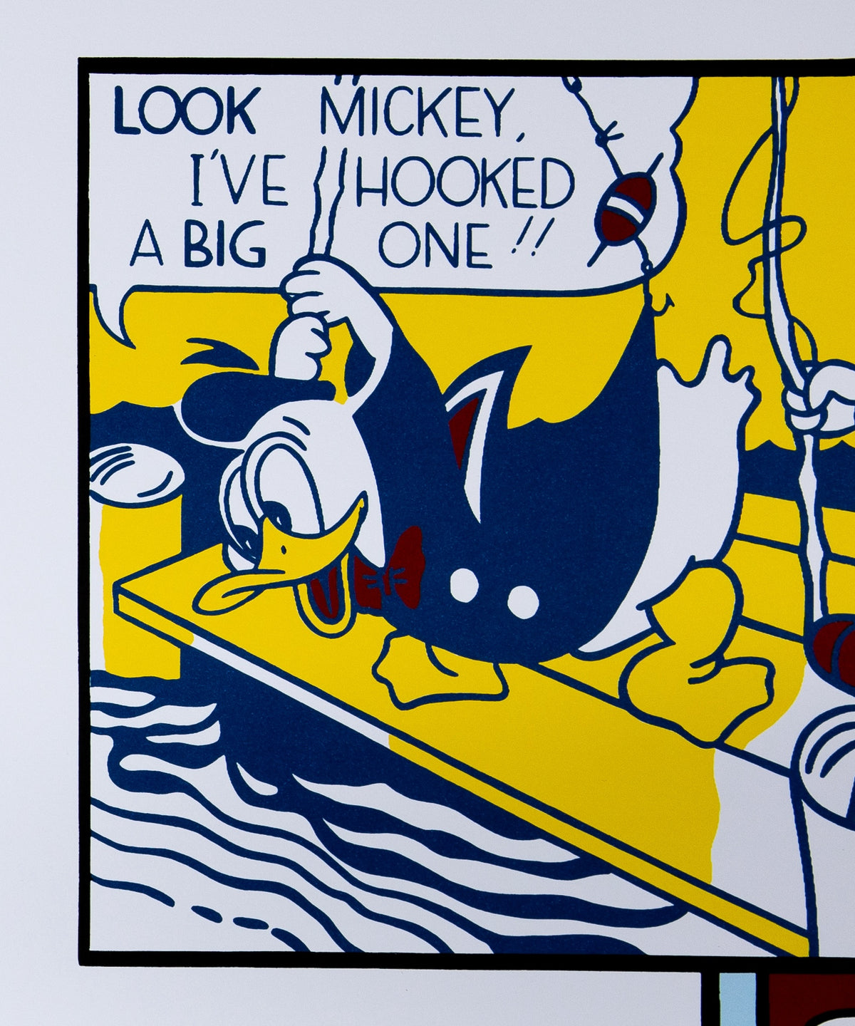 Roy LICHTENSTEIN : Artist's Studio, Look Mickey - Affiche