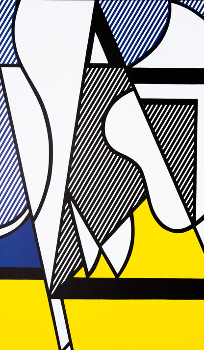 Roy LICHTENSTEIN : Cow Going Abstract - Triptyque