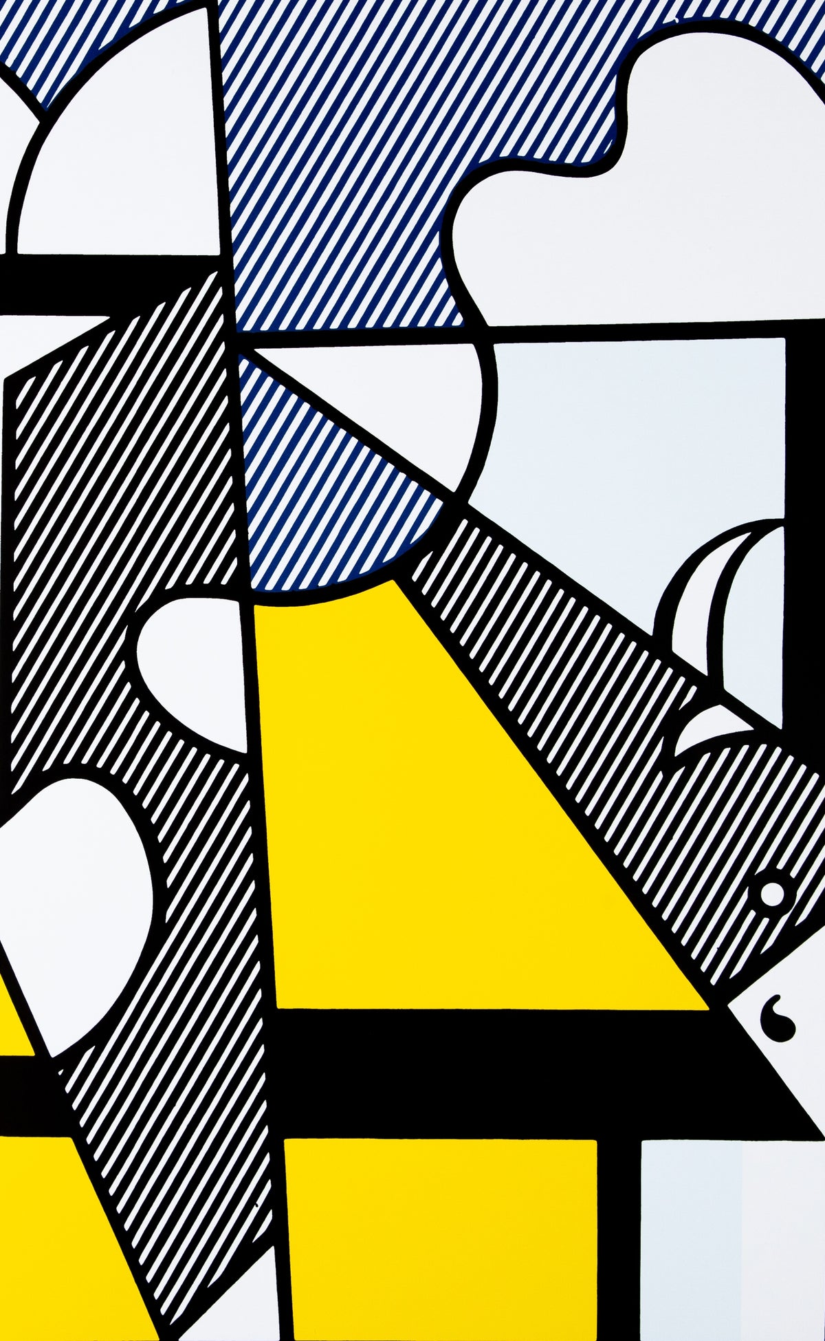 Roy LICHTENSTEIN : Cow Going Abstract - Triptyque
