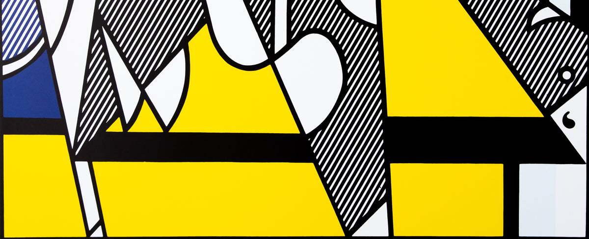 Roy LICHTENSTEIN : Cow Going Abstract - Triptyque