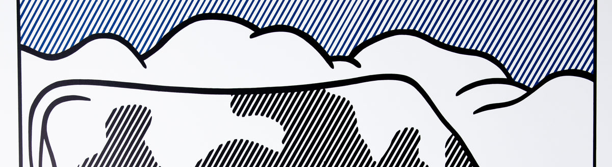 Roy LICHTENSTEIN : Cow Going Abstract - Triptyque