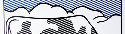 Roy LICHTENSTEIN : Cow Going Abstract - Triptyque