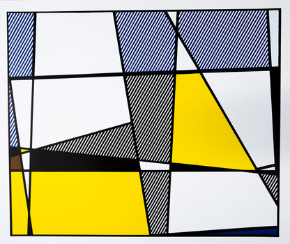 Roy LICHTENSTEIN : Cow Going Abstract - Triptyque