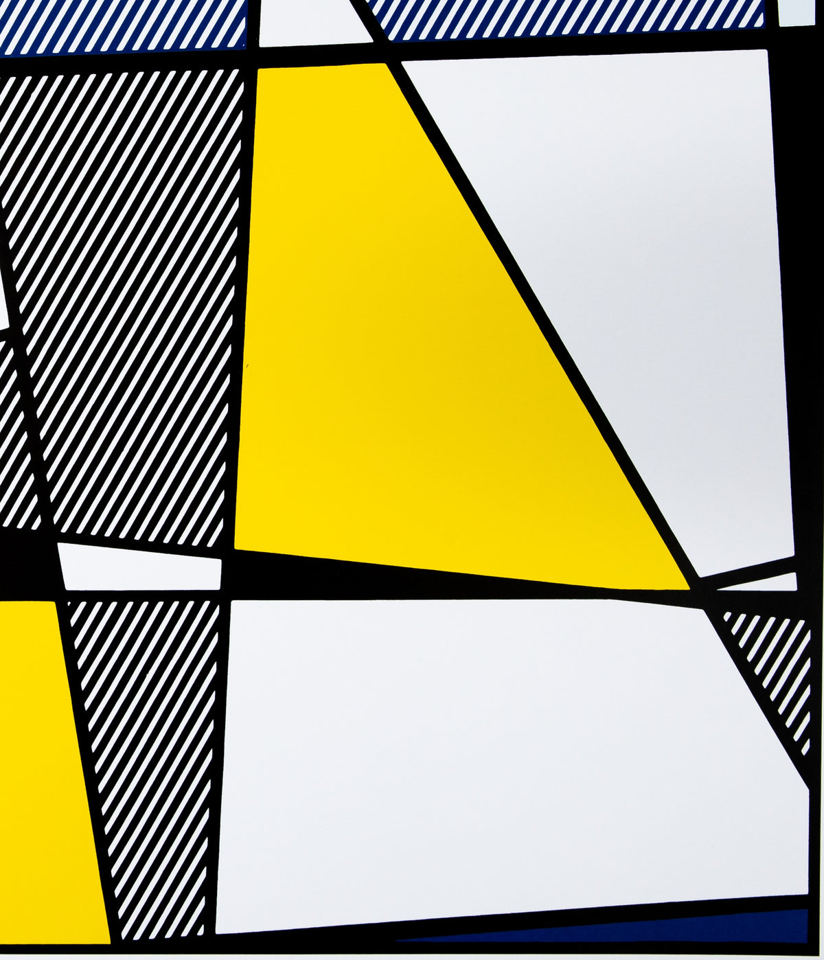 Roy LICHTENSTEIN : Cow Going Abstract - Triptyque
