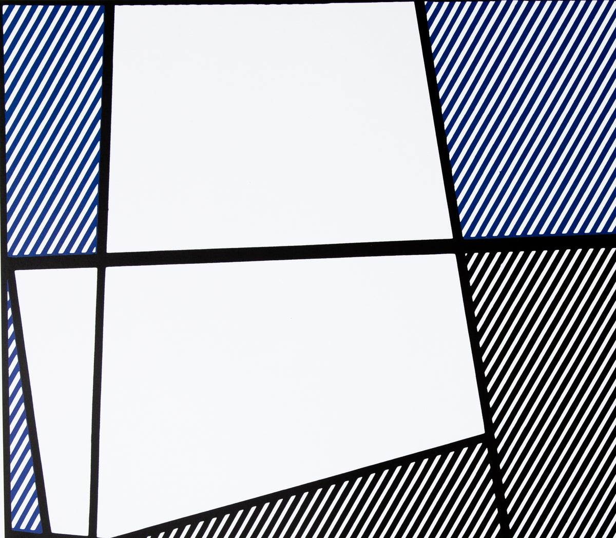 Roy LICHTENSTEIN : Cow Going Abstract - Triptyque