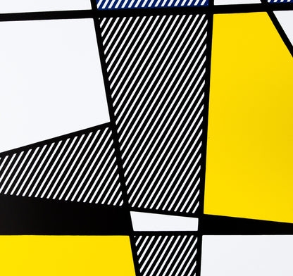 Roy LICHTENSTEIN : Cow Going Abstract - Triptyque