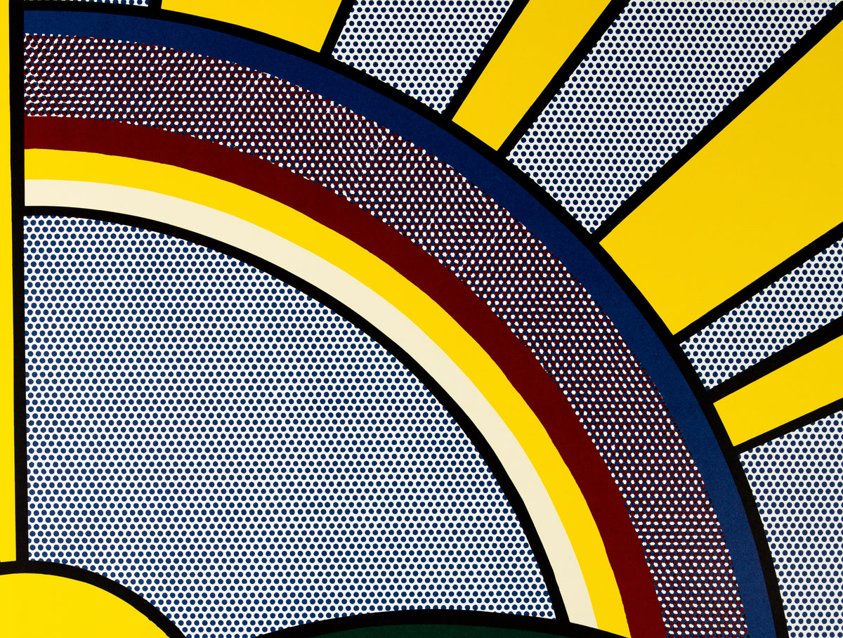 Roy LICHTENSTEIN : Modern Sun Rays - Lithographie