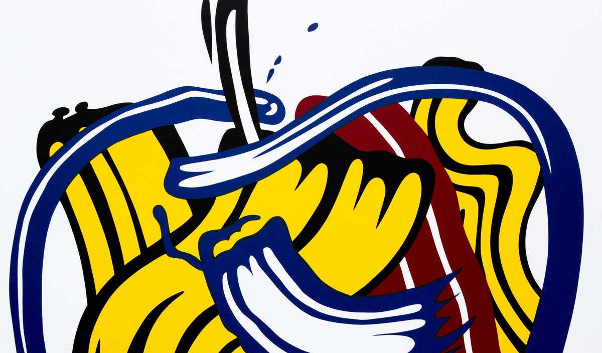 Roy LICHTENSTEIN : Apple - Affiche