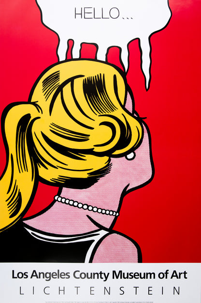 Roy LICHTENSTEIN : Cold Shoulder - Affiche originale
