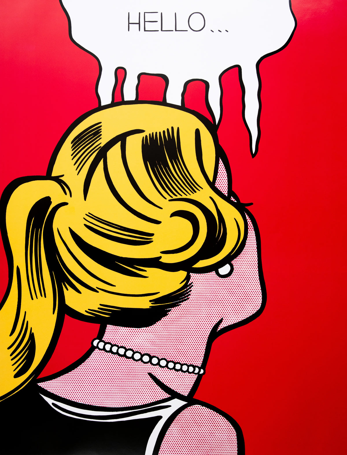 Roy LICHTENSTEIN : Cold Shoulder - Affiche originale