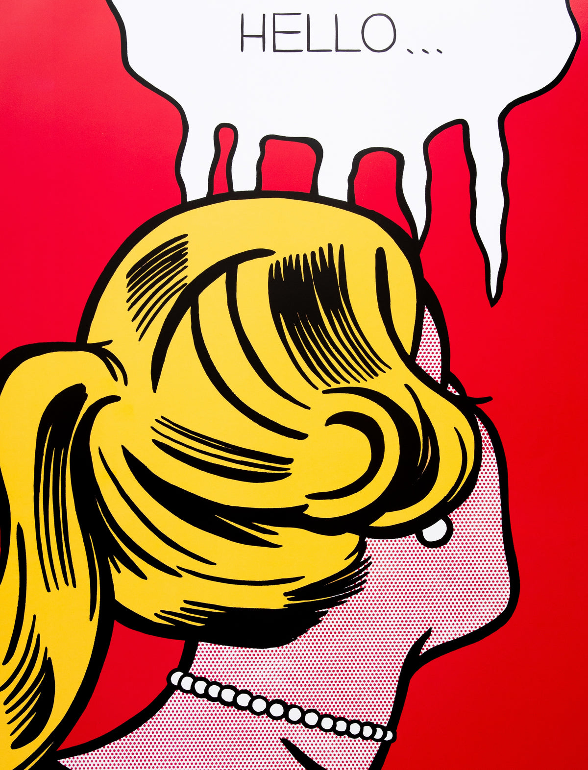 Roy LICHTENSTEIN : Cold Shoulder - Affiche originale