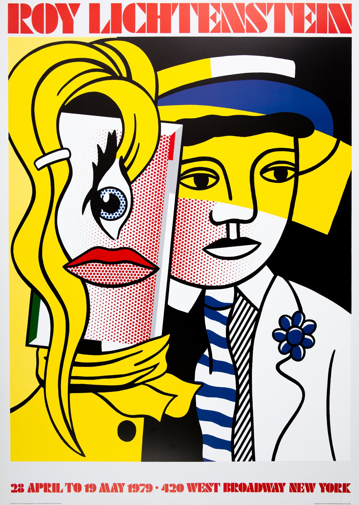 Roy LICHTENSTEIN : Stepping Out - Lithographie