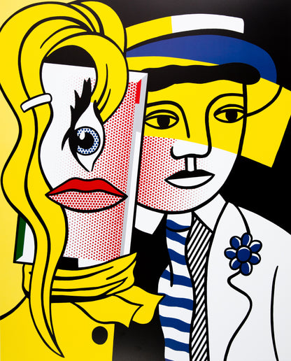 Roy LICHTENSTEIN : Stepping Out - Lithographie